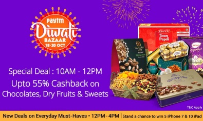 India Desire : Paytm - Dry Fruits Upto 55% Cashback [Diwali Festive Offer]